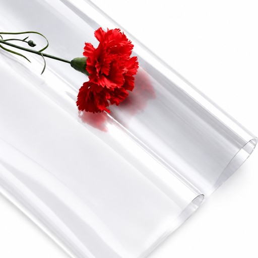 Papel celofán transparente