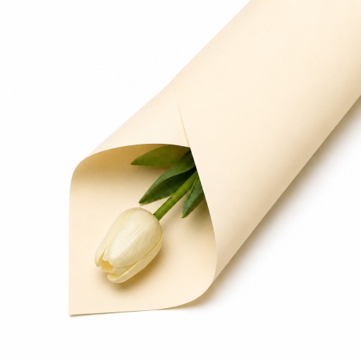 Papel coreano amarillo pastel
