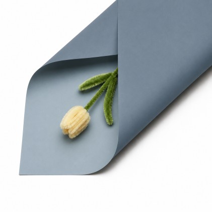 Papel coreano doble tono azul celeste