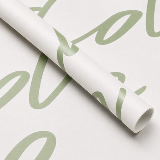 Papel coreano love blanco