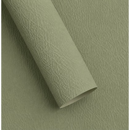 Papel coreano texturizado corrugado verde oscuro