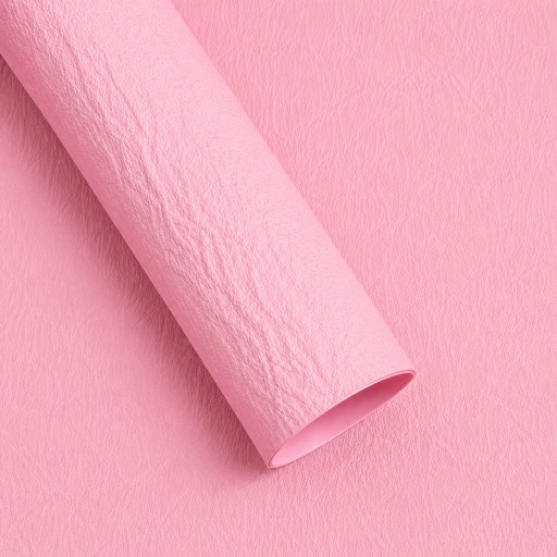 Papel coreano texturizado corrugado rosado