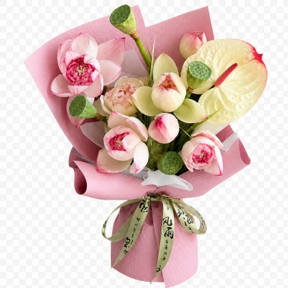 Papel coreano texturizado corrugado rosado