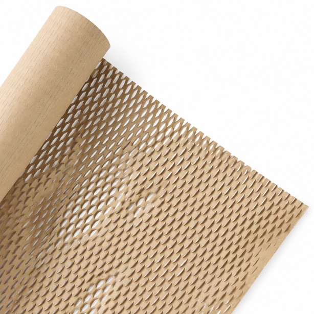 Rollo papel panal caqui