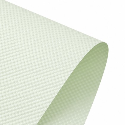 Papel coreano texturizado cuadriculado verde pastel