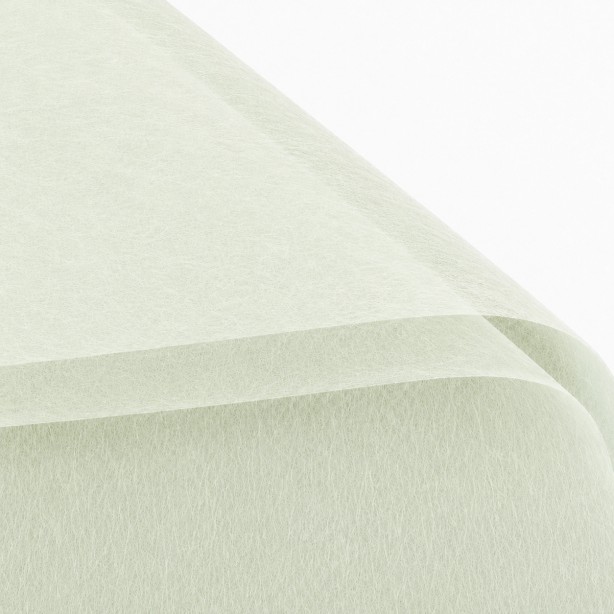 Papel tipo algodón verde pastel