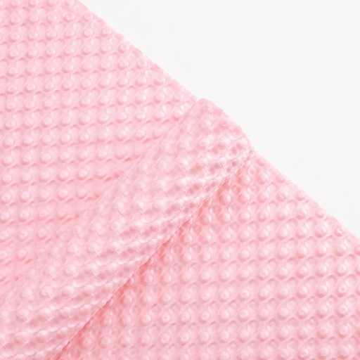 Papel coreano texturizado acolchado rosado