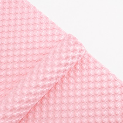 Papel coreano texturizado acolchado rosado