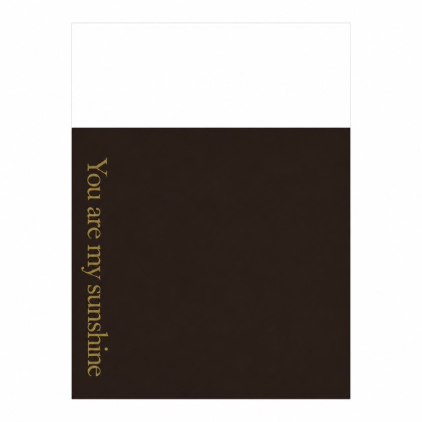 Papel para envoltura you are my sunshine negro