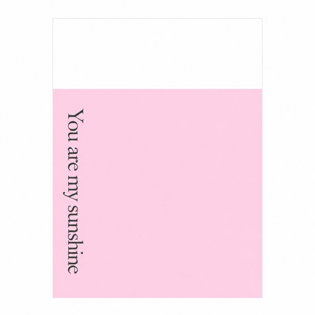 Papel para envoltura you are my sunshine rosado