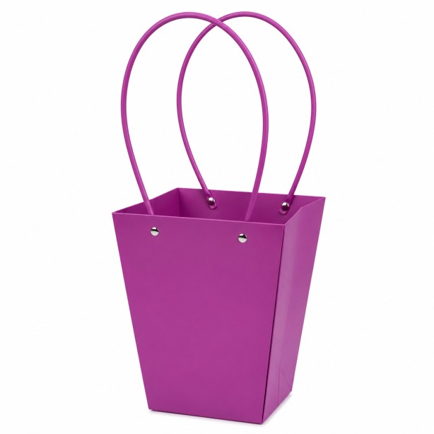Cartera de regalo vertical para flores violeta