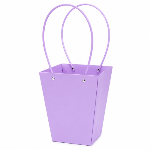 Cartera de regalo vertical para flores lila