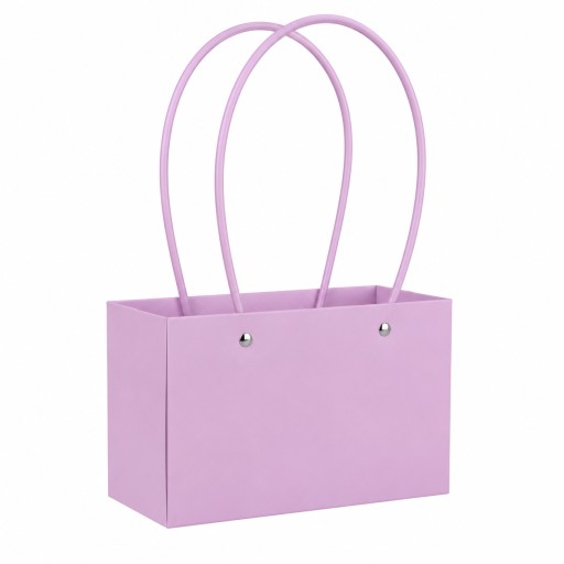 Cartera de regalo rectangular para flores lila