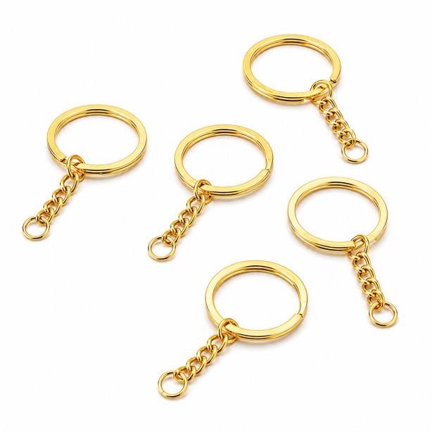 Paquete de argollas para llaveros (50 unidades)