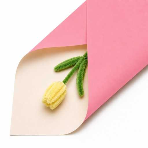 Papel coreano doble tono rosa beige