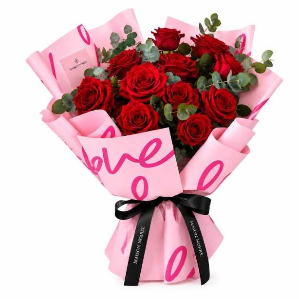 Papel coreano love rosado