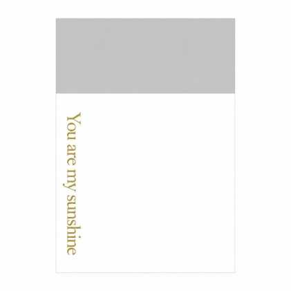 Papel para envoltura you are my sunshine blanco