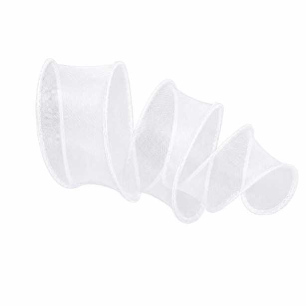 Cinta organza blanco
