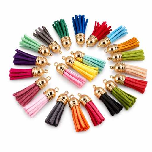 Paquete de borlas colores surtidos (12 unidades)